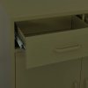 Úložná skříň olivově zelená 80 x 35 x 101,5 cm ocel 336153