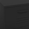 Úložná skříň černá 42,5 x 35 x 101,5 cm ocel 336187