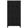 Uzamykatelná skříň černá 90 x 45 x 180 cm ocel 339798