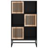 Highboard černý 70 x 35 x 125 cm kompozitní dřevo 352137