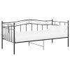 Rám postele bez matrace černý kov 90 x 200 cm 324779
