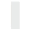 Knihovna bílá 60 x 24 x 76 cm kompozitní dřevo 800855
