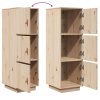 Skříň highboard 34 x 40 x 108,5 cm masivní borové dřevo 820167