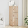 Skříň highboard 34 x 40 x 108,5 cm masivní borové dřevo 820167