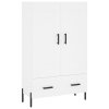 Skříň highboard bílá 69,5 x 31 x 115 cm kompozitní dřevo 830332
