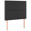 Rám postele s čelem černý 100x200 cm umělá kůže 3125494