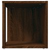 Odkládací stolek hnědý dub 33 x 33 x 34,5 cm kompozitní dřevo 816022