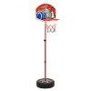 Přenosná basketbalová hrací sada nastavitelná 120 cm 80349
