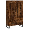 Skříň highboard kouřový dub 69,5 x 31 x 115 cm kompozitní dřevo 830353