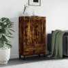 Skříň highboard kouřový dub 69,5 x 31 x 115 cm kompozitní dřevo 830353