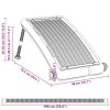 Solární ohřev bazénu zaoblený panel 72,5 x 46 cm 93259