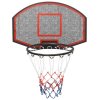 Basketbalový koš černý 71 x 45 x 2 cm polyethylen 93667