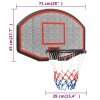 Basketbalový koš černý 71 x 45 x 2 cm polyethylen 93667