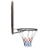 Basketbalový koš černý 109 x 71 x 3 cm polyethylen 93665