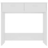 Psací stůl bílý 80 x 40 x 75 cm kompozitní dřevo 801355