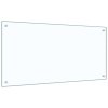 Kuchyňský panel průhledný 100 x 50 cm tvrzené sklo 249476