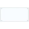 Kuchyňský panel průhledný 80 x 40 cm tvrzené sklo 249469