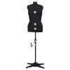 Nastavitelná dámská figurína černá M velikost 40–46 288488