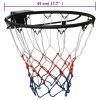 Basketbalová obroučka černá 45 cm ocel 93659