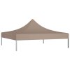 Střecha k party stanu 2 x 2 m taupe 270 g/m² 315343