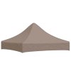 Střecha k party stanu 2 x 2 m taupe 270 g/m² 315343
