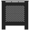 Kryt na radiátor MDF černý 78 cm 325568