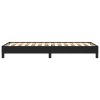 Rám postele černá 100 x 200 cm umělá kůže 346886
