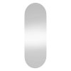 Nástěnné zrcadlo 15 x 40 cm sklo oválné 350452
