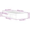 Rám postele dub sonoma 90 x 190 cm 3203840