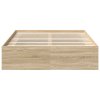 Rám postele dub sonoma 150 x 200 cm King Size 3203868
