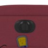 Elektrické masážní polohovací křeslo vínové textil 3204473