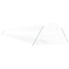 Skleník s ocelovým rámem bílý 60 m² 20 x 3 x 2 m 3188058