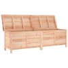 Zahradní úložný box 198,5 x 50 x 56,5 cm masivní jedlové dřevo 364760