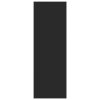 Knihovna/příborník černá 66x30x98 cm kompozitní dřevo 800343