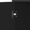 Koupelnová skříňka černá 30 x 30 x 183,5 cm kompozitní dřevo 802598