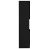 Koupelnová skříňka černá 30 x 30 x 130 cm kompozitní dřevo 804998