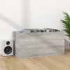 Úložný box na LP desky šedý sonoma 71x34x36 cm kompozitní dřevo 815253