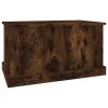 Úložný box kouřový dub 70 x 40 x 38 cm kompozitní dřevo 816509