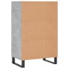 Skříň highboard betonově šedá 57 x 35 x 90 cm kompozitní dřevo 827240