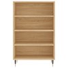 Skříň highboard dub sonoma 57 x 35 x 90 cm kompozitní dřevo 827223
