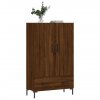 Skříň highboard hnědý dub 69,5 x 31 x 115 cm kompozitní dřevo 828243