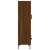Skříň highboard hnědý dub 69,5 x 31 x 115 cm kompozitní dřevo 828243