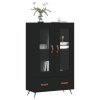 Skříň highboard černá 69,5 x 31 x 115 cm kompozitní dřevo 828269