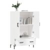 Skříň highboard bílá 69,5 x 31 x 115 cm kompozitní dřevo 828236