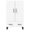 Skříň highboard bílá 69,5 x 31 x 115 cm kompozitní dřevo 828260