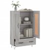 Skříň highboard šedá sonoma 69,5 x 31 x 115 cm kompozitní dřevo 830322