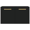 Nástěnná skříňka černá 60 x 36,5 x 35 cm kompozitní dřevo 830005