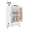 Skříň highboard lesklá bílá 69,5 x 31 x 115 cm kompozitní dřevo 830334