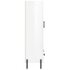 Skříň highboard lesklá bílá 69,5 x 31 x 115 cm kompozitní dřevo 830334