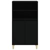 Skříň highboard černá 60 x 36 x 110 cm kompozitní dřevo 821221